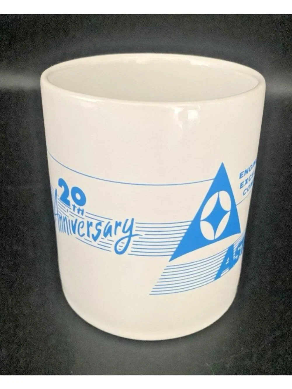 Vintage 80s RCA Engineering Excellence Committee 20th Anniversary Astro Mug